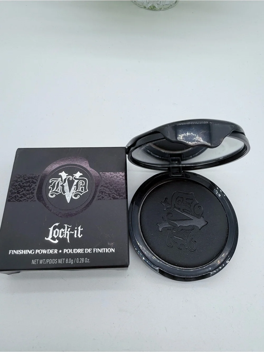 KVD Kat Von D Lock-It LIGHT Finishing Powder Full Size 0.28oz NIB NEW